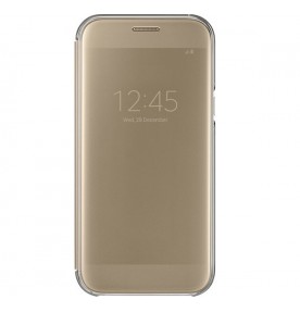 Husa Clear View Cover Samsung Galaxy A5 (2017), Gold